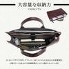AKIYAMA Men's Waterproof Genuine Leather Briefcase, Mini Tote Bag with Large Capacity, Fits A4 Paper, Perfect for Commuting, Business, and Business