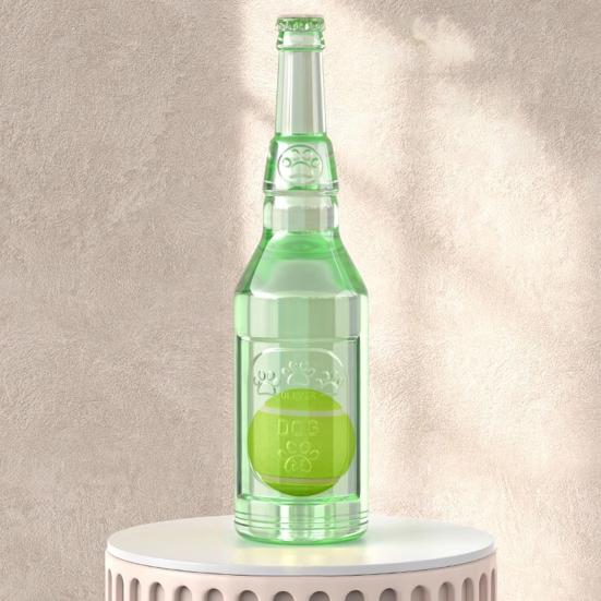 Water Bottle Dog Toy Squeaky Dog Chew Toys for Aggressive Chewers Interactive Plastic Water Bottle