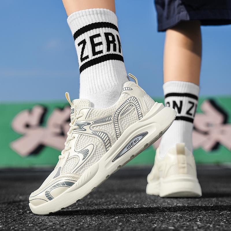 Nová pánská módní ležérní obuv chlapecká studentská trendy měkká podrážka pohodlné tenisky pánské klasické prodyšné sportovní boty