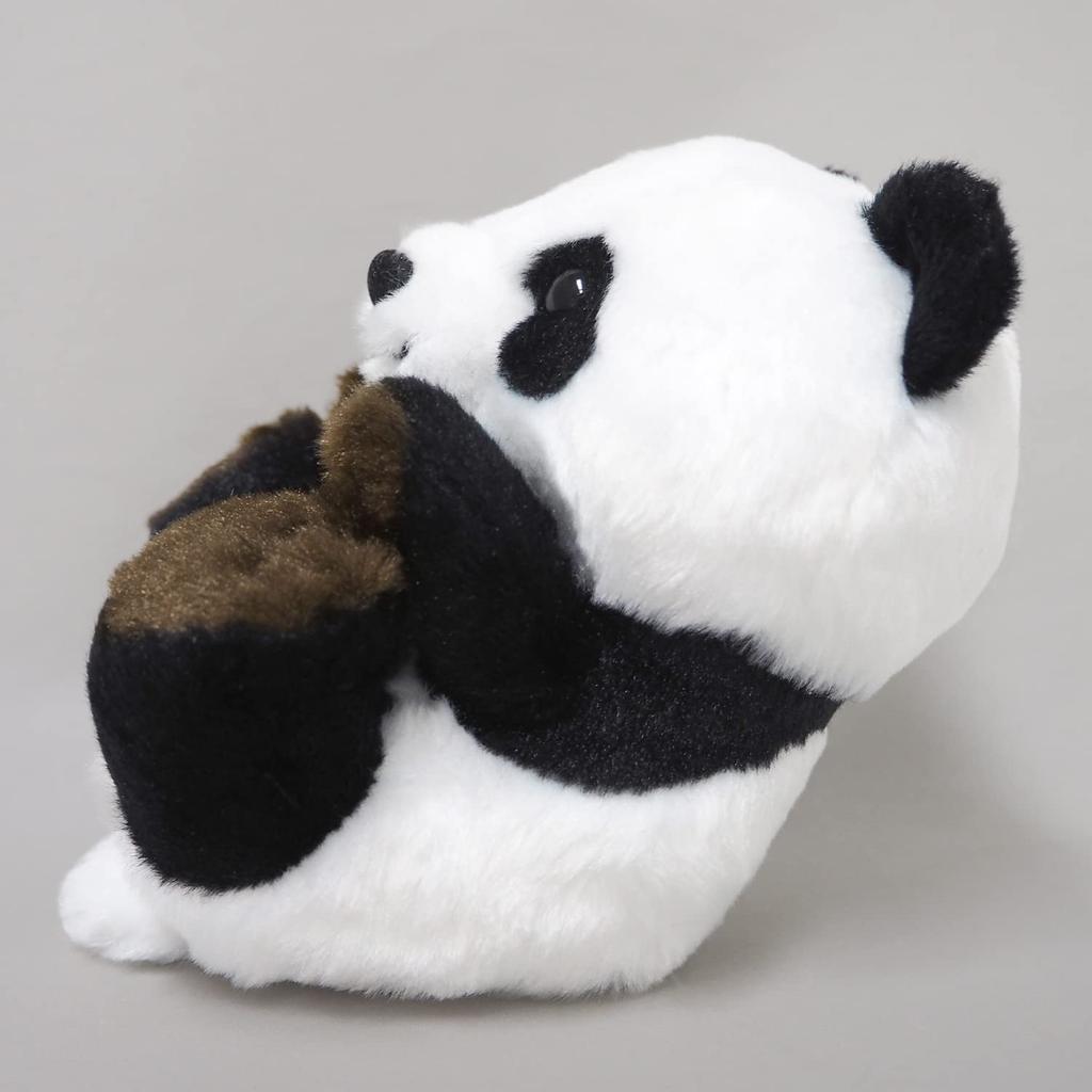 Sanei Boeki Original Kyunkoro Panda Plush Toy, W10 x D12 x H12cm, Animal