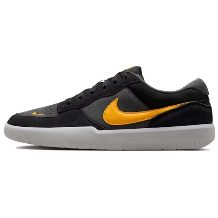 New Nike SB Force 58 Skateboard Shoes Unisex Black Yellow DV5477-009