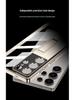 Samsung S25 Ultra Case: Transparent, Ultra-Thin Plated Phantom with Precise Holes & Stand
