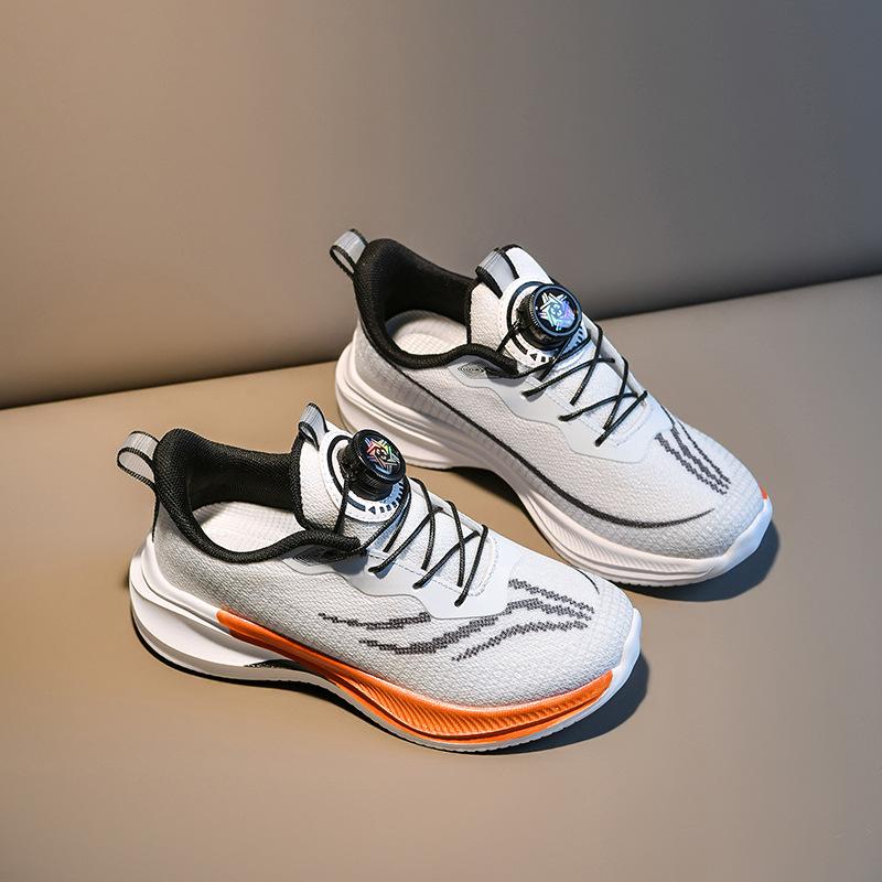 

Children s running shoes Red Rabbit 7pro rotating buckle mesh breathable shoes shock-absorbing sports shoes Primary school physical education class 40
