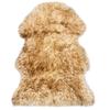 Sheepskin Rug 60 X 90 Cm Brown Mix