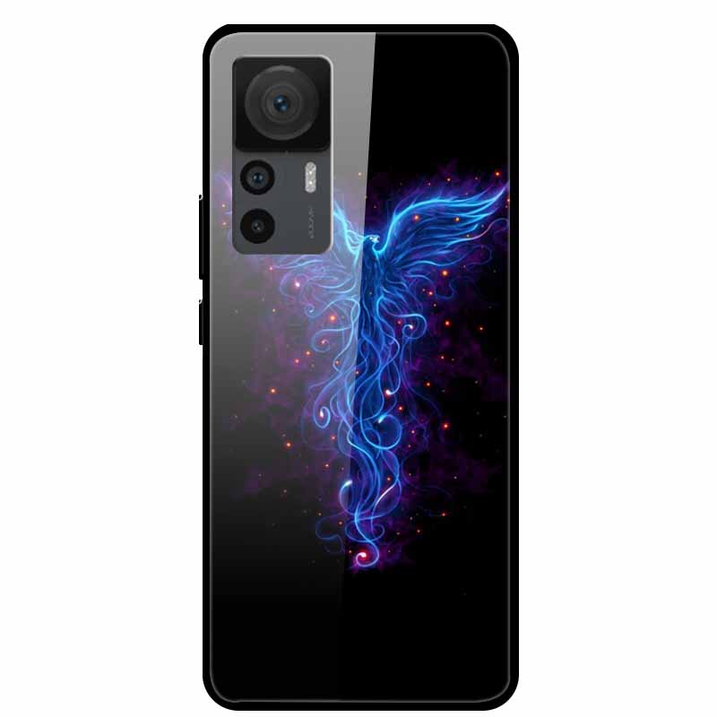 For Xiaomi 12T Cases 12T Pro Luxury Tempered Glass Hard Back Covers For Xiaomi 12T Pro Phone Cases Capa Fundas Xiaomi 12T Coques