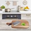 Acacia Wood Cutting Board Chopping Small Boards for Kitchen Portable Home Wooden Food Meal Prep Large Meat Serving