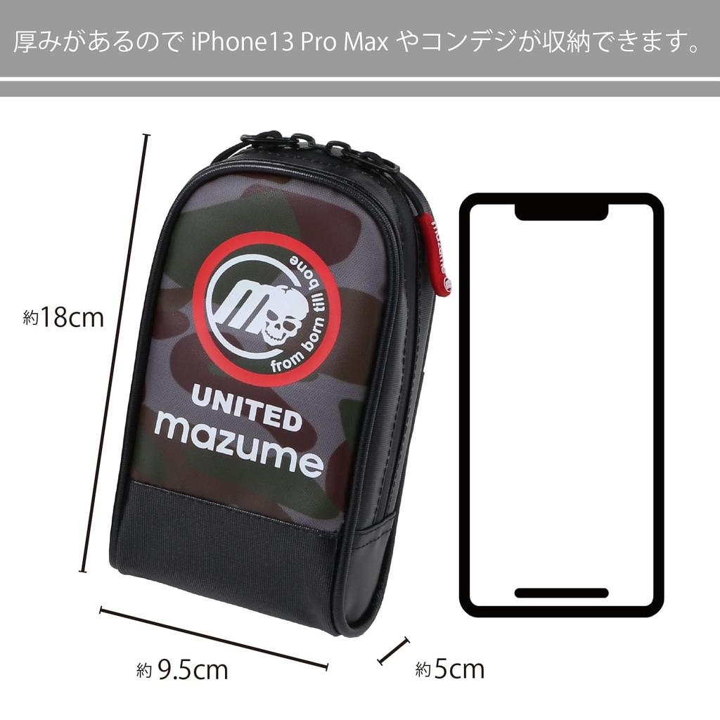 Mazume Mobile Case Plus 18cm X X MZAS-487-03 Camo, 9.5cm 4.5cm