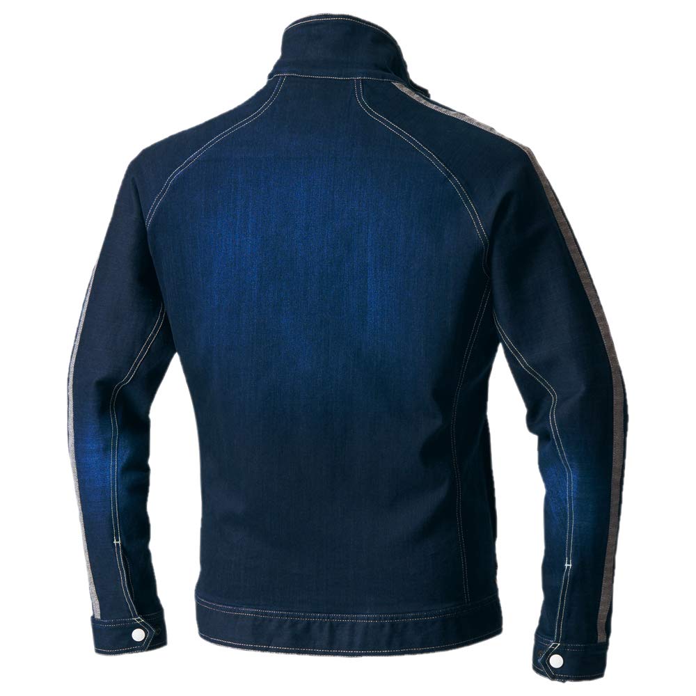 TORA Langarm Denim Blouson Marineblau Größe 4L in japanische Größe (Toraichi) Herren 8990, Blau, (entspricht 4L)