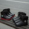 New Large-size Rain Shoes Men's Adult Velvet Couple Rain Boots Waterproof Shoes Men's Versatile Non-slip Warm Work Rubber Shoes Winter