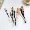 1/2pcs Hollowed-out High-quality Acetate Fashion Hairpin Simple Fork Stick Pins