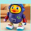 Pato Espacial Dançante Elétrico Infantil com Luzes e Som para Atividades de Aprendizagem Precoce