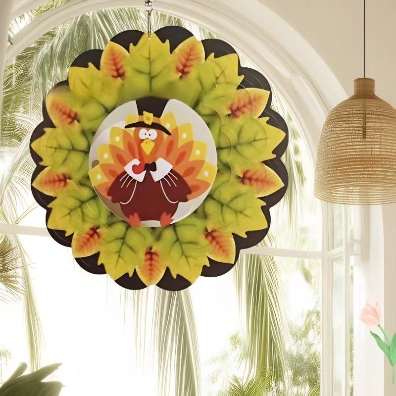 

Outdoor Wind Chime Pendants, Courtyard Garden Small Turkey Pendants, Ironwork Handicrafts and Ornaments