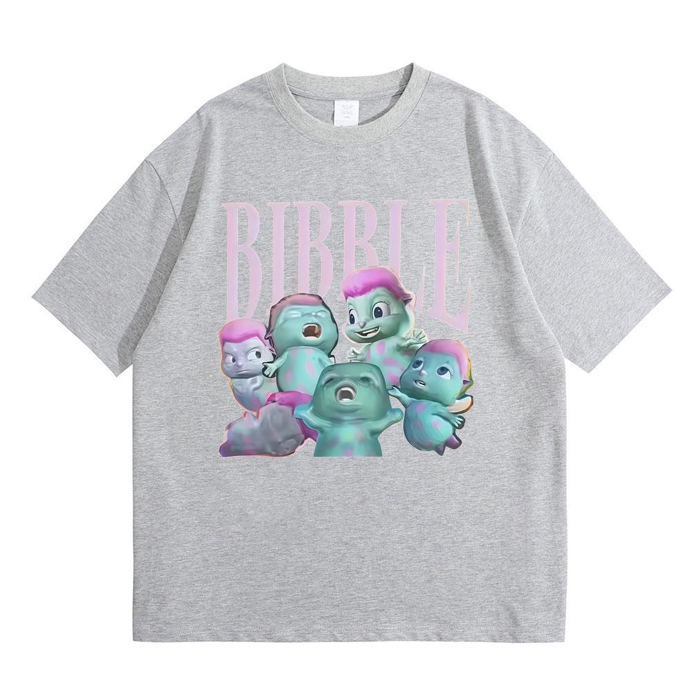 Funny Bibble Graphic T Shirts Unisex Women Casual Humor Short Sleeve Tshirt Oversized Streetwear Unisexs Pure Cotton Tops Tshirts