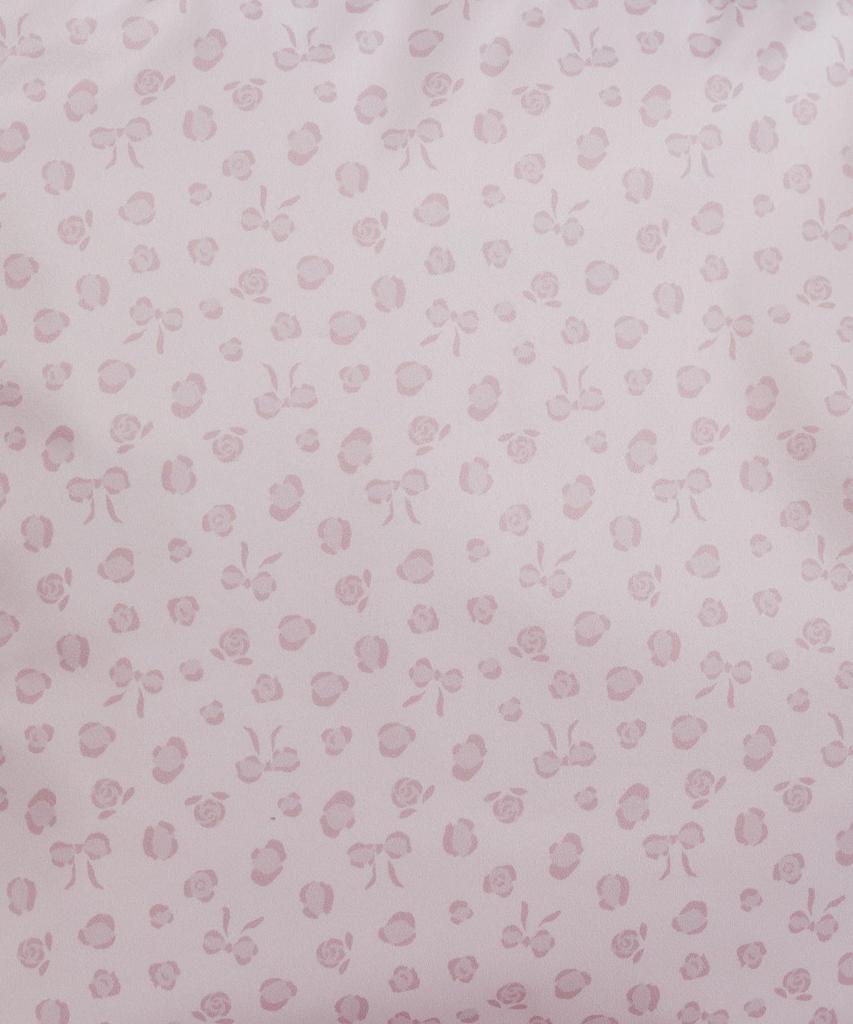 Maison de Fleur Ribbon Leopard Square Tote Bag, Women's, 08000554300, Light Pink