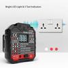 HABOTEST Advanced RCD Electric Socket Tester Wall Plug Breaker Finder Electric Leakage Test with Voltage Backlight LCD Display