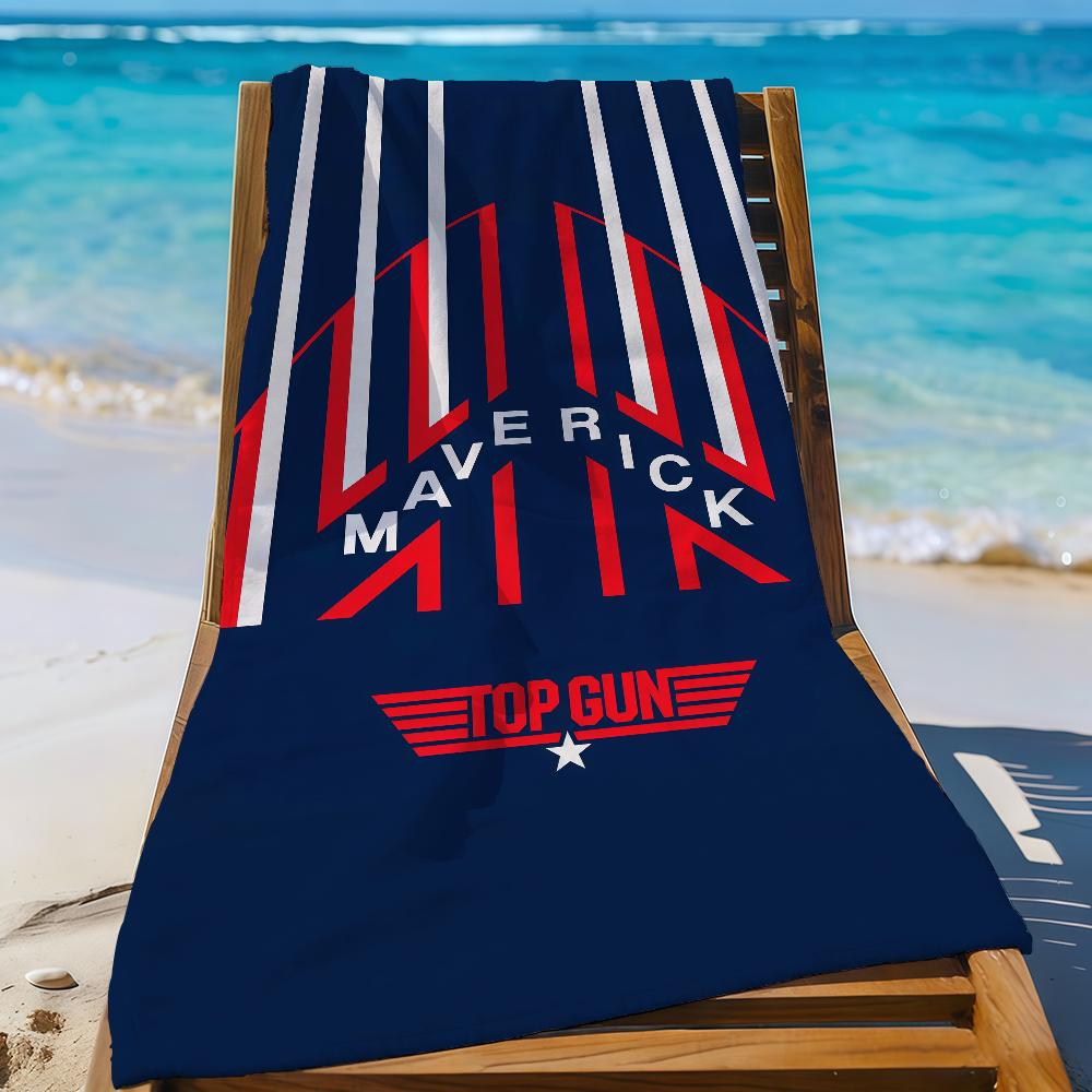 Classic Film Top Gun Cool Towel Quick Drying Beach Towels Are Suitable For Swimming Pools Camping Yoga And The Gym