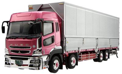 Aoshima Bunka Kyozai Heavy Freight Series 14 Mitsubishi Fuso Super Great FS High Wing Plastic Model (AOSHIMA) 1/32 No. '10