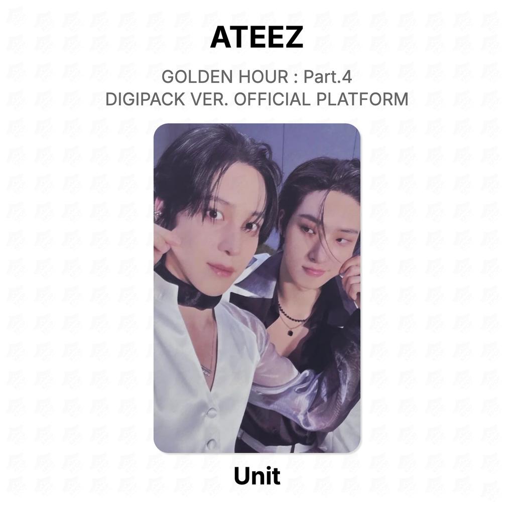 ATEEZ GOLDENE STUNDE : Teil 4 DIGIPACK VERSION. OFFIZIELLE PLATTFORM Offizielle Fotokarte