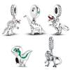 Charms Plata Copper Plated Brachiosaurus Pendant Fit Original Bracelet Diy Fine Jewelry Gift For Women