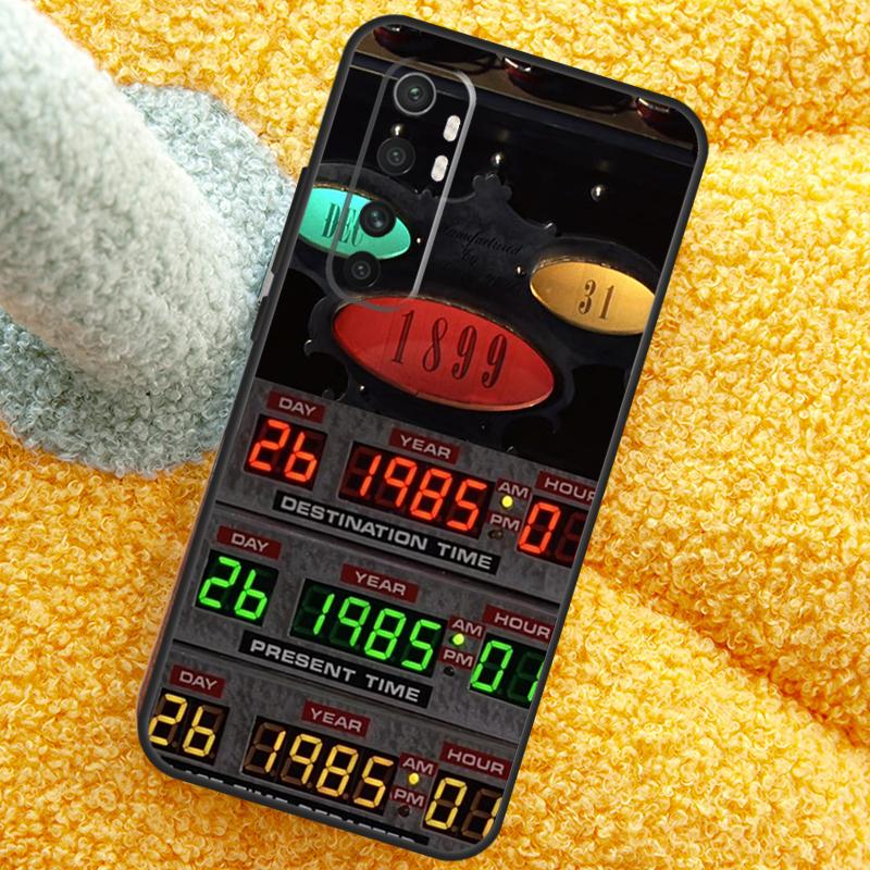 Back To The Future Time Machine Case For Xiaomi 15 Ultra 14 13T 14T 15T 17 Pro Max  Cover For POCO X7 Pro X5 X6 F5 F6 F7 F8