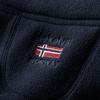 Norwegen Dickes Fleecegefüttertes Warmes Jacke: Doppellagige Baumwolle, Kältebeständig, Stehkragen, Mehrere Taschen, Übergröße.