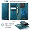 For iPhone 12 Pro Max 6.7 Inch Case CASEME C49 Compatible with MagSafe RFID Blocking Detachable Wallet Leather Phone Cover