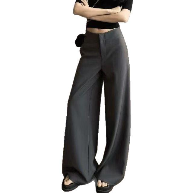 Retro Elegant Slimming Long Suit Trousers: Versatile, Stylish, and Casual for Spring/Summer