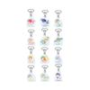 A3 X Sanrio Characters 01 S&S [Mini Character Illustration] Sign Charm Complete Set (12-Piece Box)