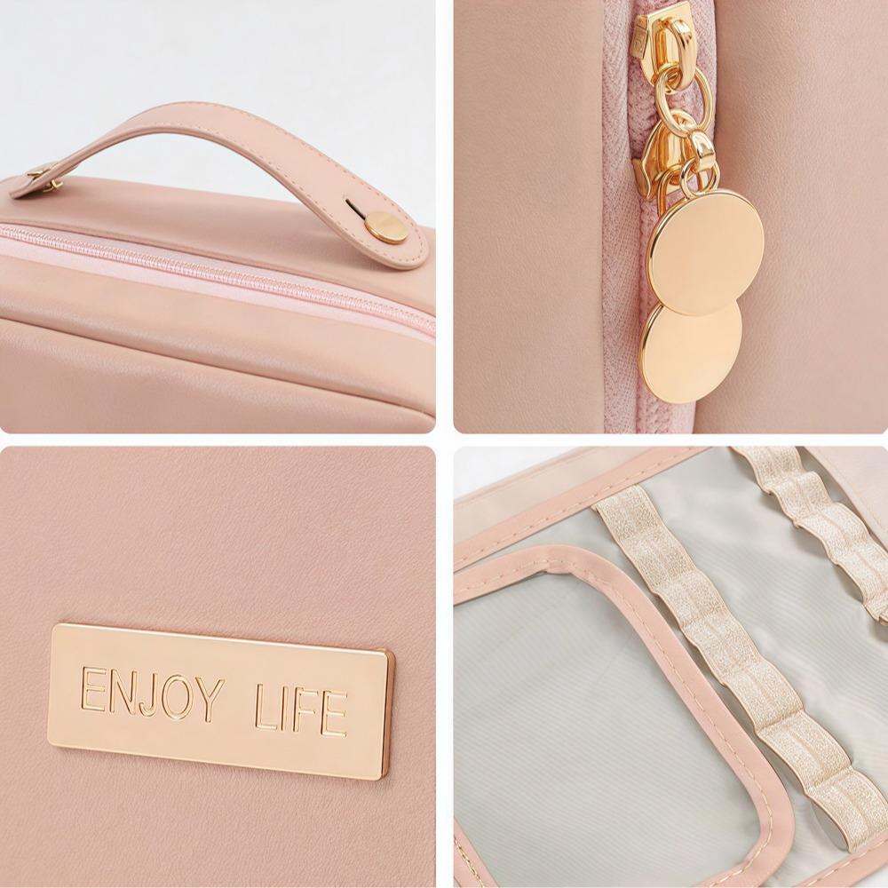 Women's Portable Large Capacity Travel Grooming Bag, Portable Travel Skincare and Cosmetics Grooming Storage Bag.zwq