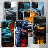 Capa Esportiva Preto e Branco para Celular B-BMW para iPhone 17 Air 16E 16 15 14 Plus 13 Mini 12 Pro Max 11 7 SE 8 Padrão Suave Coque