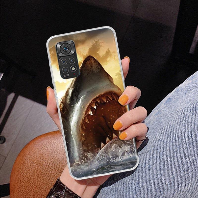 Ocean Monster Shark Swimming Phnoe Case for Phnoe Case for Xiaomi Redmi Note 15 14 14S 13 Pro Plus 12 12S 11S 11E 10S 10 11T 5G