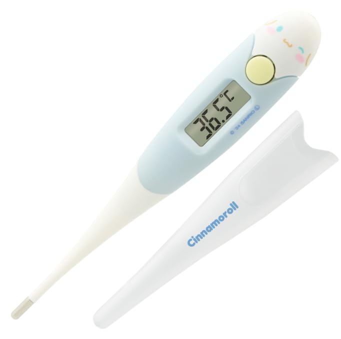 dretec Predictive Temperature For Babies and Electronic For Bendable Soft Case Antibacterial Blue Thermometer, 15-Second Measurement, Fast, Children,