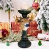 Deer Figurine Candlestick Vintage Deer Head Statue Candle Holder Christmas Decor Deer Candlestick for Table Centerpiece Home Decoration