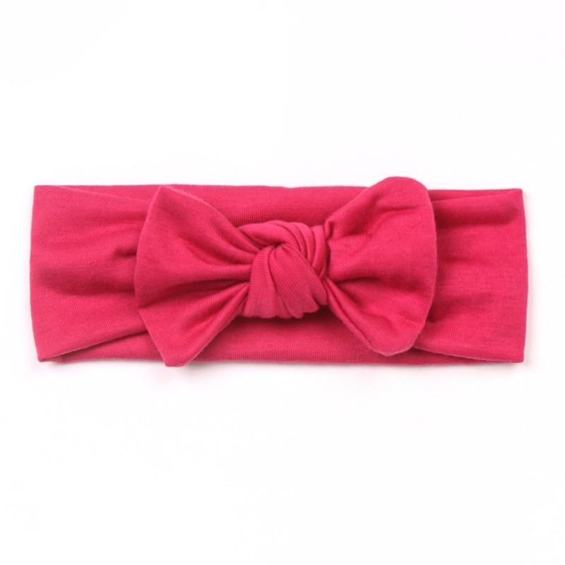 Baby headband, headband, children's plain bow, headscarf, hair accessories, baby knotted hairpin 14-color mixed package.