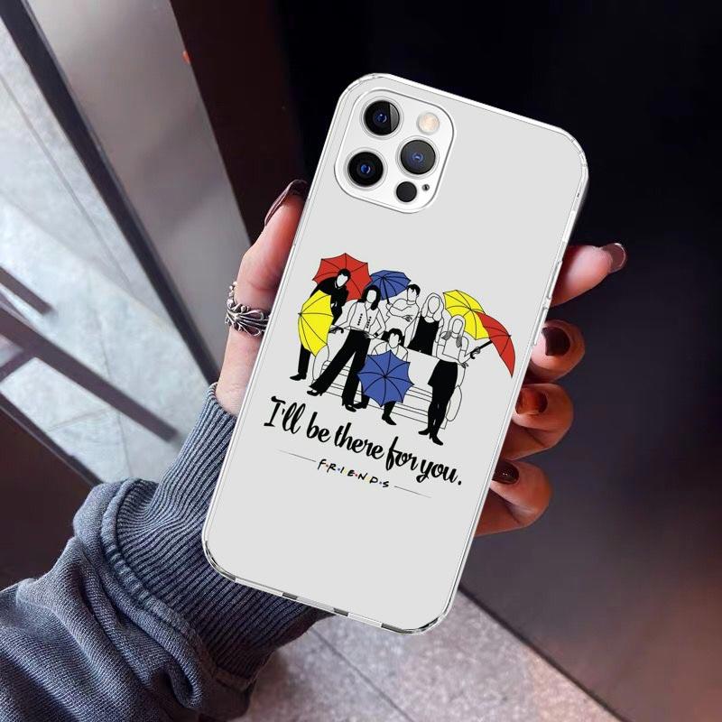 Friends Tv Show Funny Family Phone Case For iPhone 17 Air 16 15 Pro Max 14 Plus 13 Mini 12 11 Cover 7 8 SE Silicone Shell Print