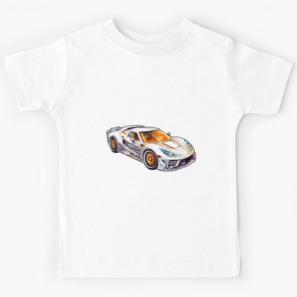futuristic fantasy sports car 10 Kids T-Shirt 110