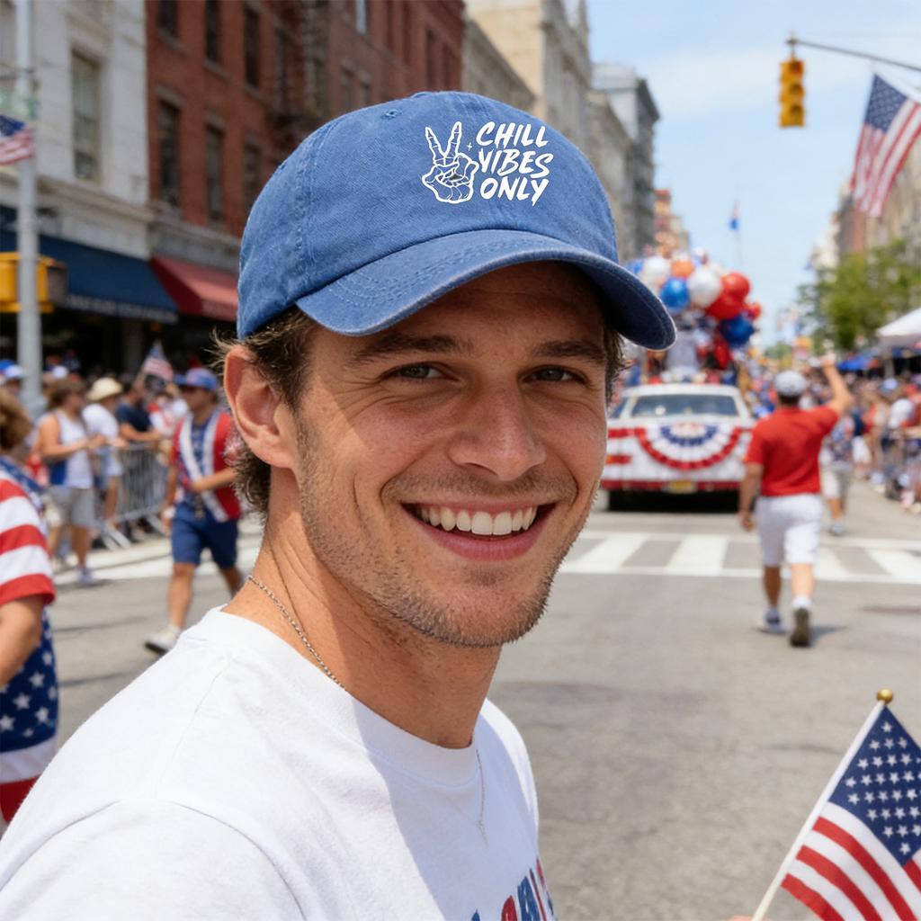 Printed Baseball Cap, Commemorating The 250th Anniversary Of The United States .