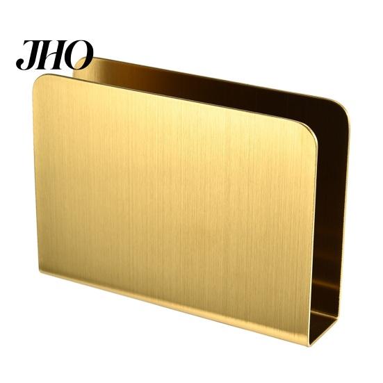 Tissue Holder Large Capacity Space Saving Stainless Steel Dispenser Dining Table Paper Napkin Storage Stand Household Supplies Rack