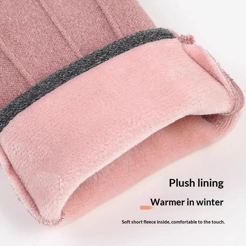 Winterhandschuhe für Damen Herren Warme Touchscreen-Handschuhe Kälteschutz Fäustlinge mit vollen Fingern Outdoor Radfahren Dicke Handschuhe