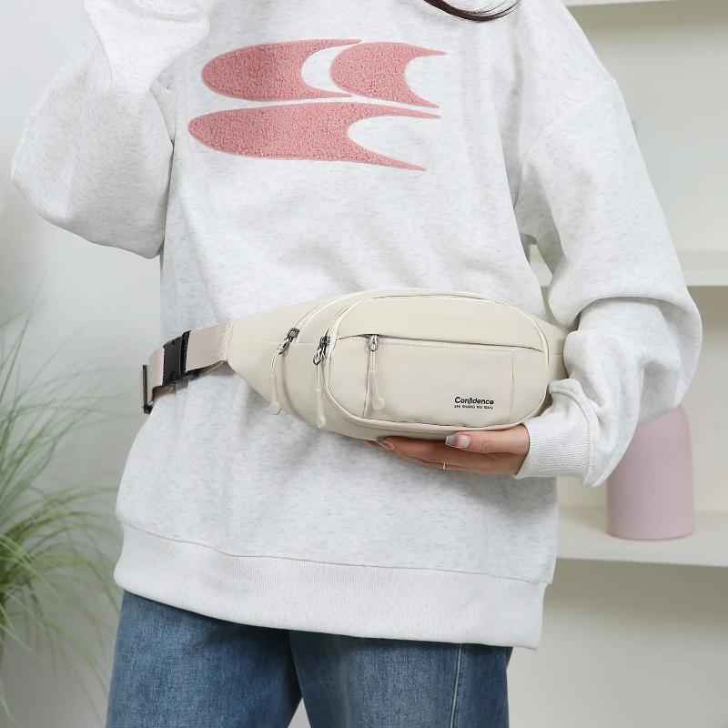 Unisex Adjustable Waist Pack – Spacious Multi-Pocket Bag for Commuter Outdoor Sports & Weekend Trips