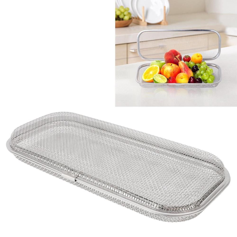 Fine Mesh Dishwasher Basket 304 Stainless Steel Cutlery Holder Chopstick Basket  Restaurant S