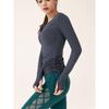Color Discount 190804 Fashion Drawstring Long Sleeve Yoga Wear Casual Slim Fit and Quick-Drying Running Sports Workout Clothes for Women