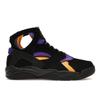 Мужские кроссовки Air Flight Huarache Lakers Away черные Varsity-Purple Del-Sol FD0188-001