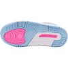 Air Jordan 3 Retro PS Weiß Cobalt Bliss Kinder Sneaker Pink-Glow Football-Grey HQ0783-101
