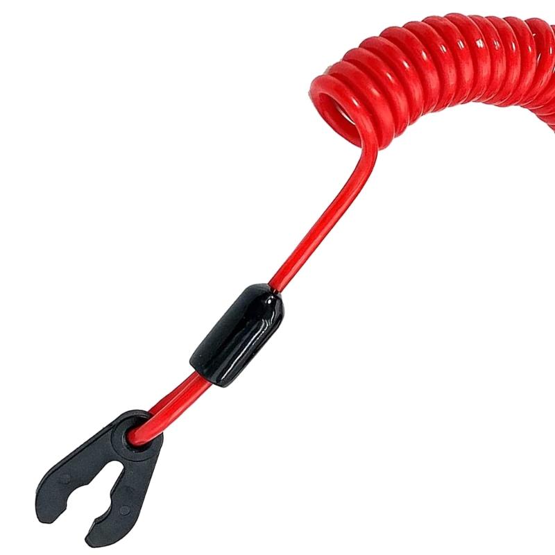 Spínač nouzového zastavení lodního motoru Výměna bezpečnostní šňůry pro přívěsný motor o délce 160 cm/63 palců