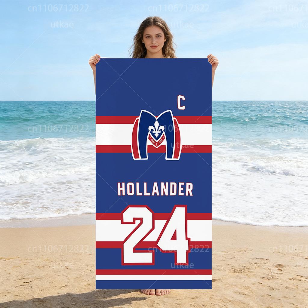 

Heated Rivalry HOLLANDER Hockey Beach Towel - Soft Quick Dry Towel for Sports Fans, Beach & Pool Decor W40*H60(CM)