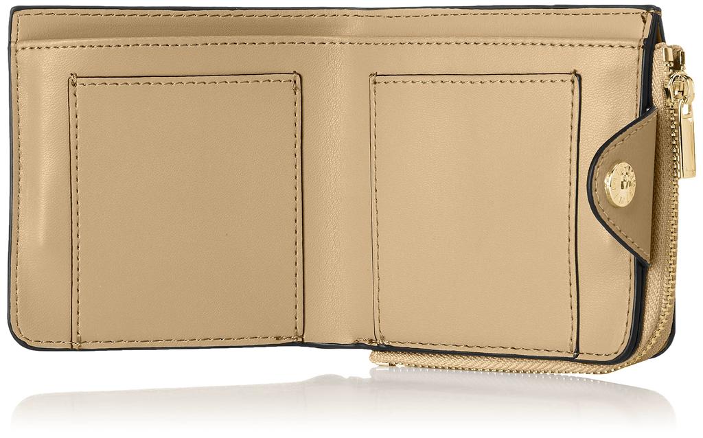 Legato Largo Women's Slim Bi-fold Wallet, Beige, LJ-P0111, Free Size
