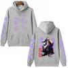 Anime Demon Slayer Kokushibo Graphic Printed Hooded Men Women Hoodies Casual Loose Sweatshirt Harajuku Unisex Streetwear