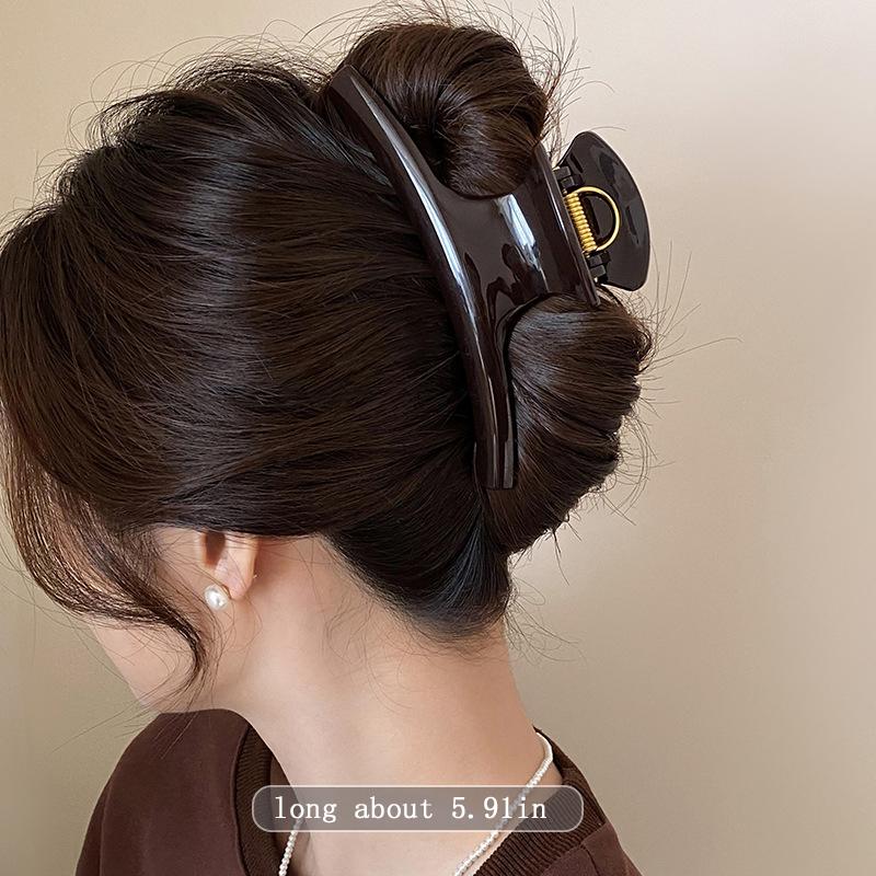 Elegante Pinza per Capelli Grande Solida da 5,91 pollici per Donne Ornamento per Capelli Lunga per Capelli Spessi Clip per Capelli Fascia per Capelli Accessori per Capelli