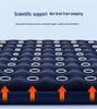 Portable Thickened Inflatable Mattress for Outdoor and Household Use, Single or Double, with Flocking Design
